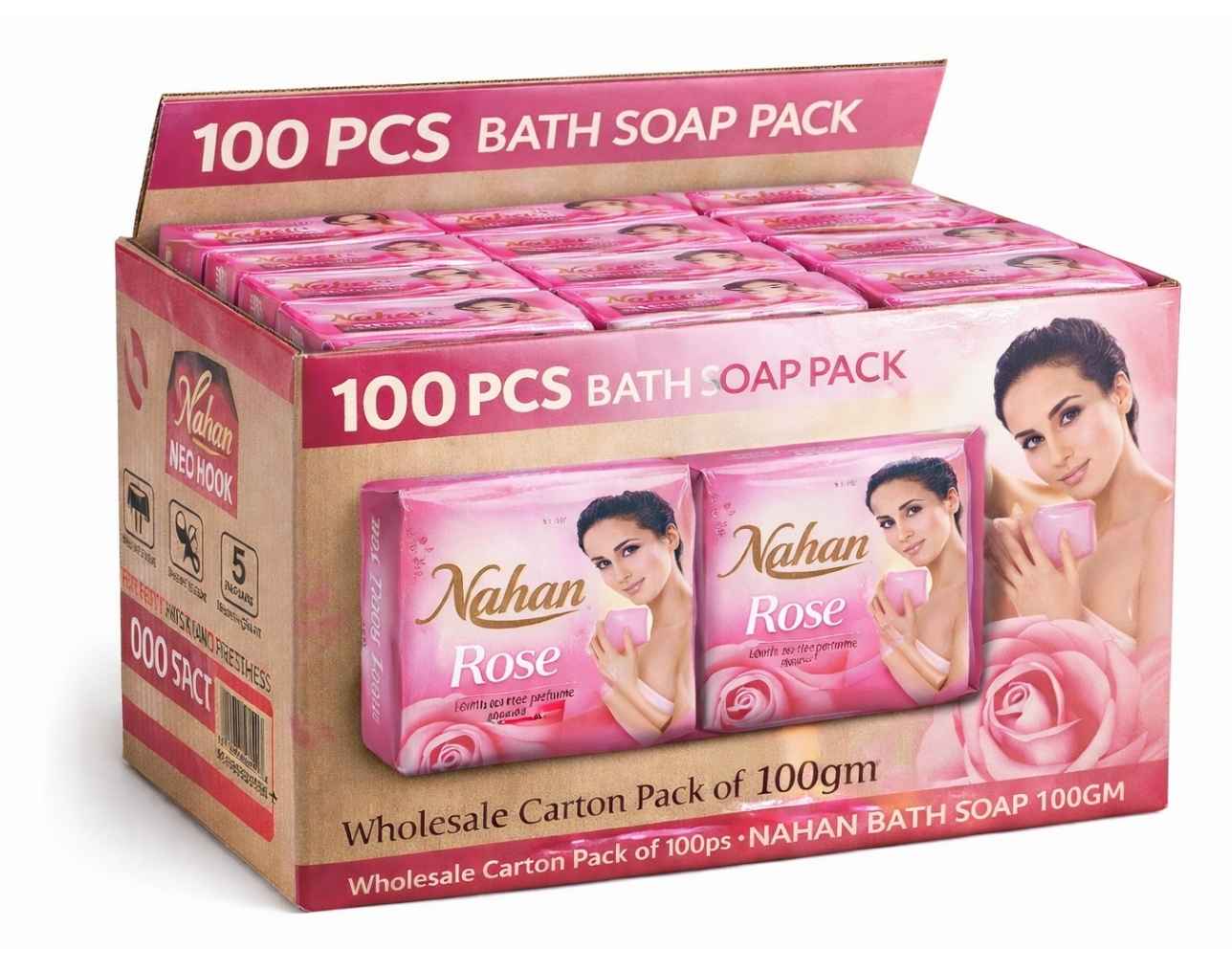 AD ACHCHA BATH SOAP — SANDAL / ROSE 100 GM | WHOLESALE CARTON PACK (100 PCS)